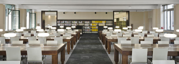 Salle de la bibliothèque_Université Rockfeller_Lyon