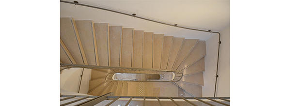 Escalier Palais de Justice Lons le Saunier - Mission AMO pour Arpège Ingénierie